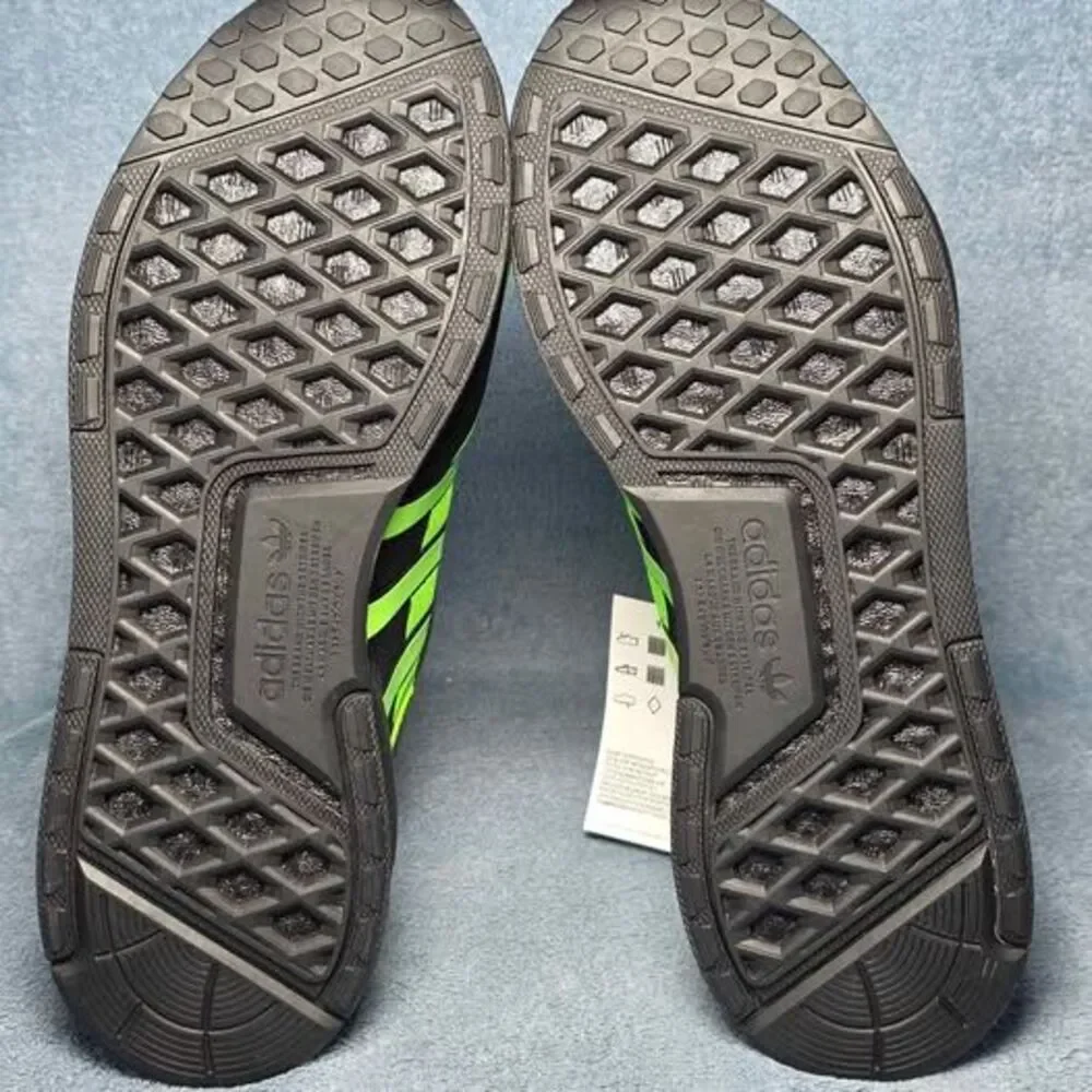 Adidas NMD_V3 Sneakers Men's US 10 or Womens 11 Black Lime Green